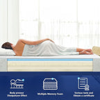 Olee Sleep Full Mattress, 8 Inch Gel Memory Foam Mattress, Gel Infused for Comfort and Pressure Relief, CertiPUR-US Certified, Bed-in-a-Box, Medium Firm, Full Size
