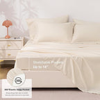 Love's cabin Twin XL Comforter Set Beige, 5 Pieces Twin XL Bed in a Bag, All Season Bedding Sets with 1 Comforter, 1 Flat Sheet, 1 Fitted Sheet, 1 Pillowcase and 1 Pillow Sham
