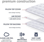 Mattress Topper King & Mattress Pad Protector - Quality Plush Luxury Down Alternative Pillow Top - 2inch Extra Thick Mattress Cover(76"x80")