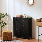 OLIXIS Dresser for Bedroom with 8 Drawers, Tall Fabric Dresser for Storage and Organization, Bedroom Dressers, Chest of Drawers for Living Room, Closet