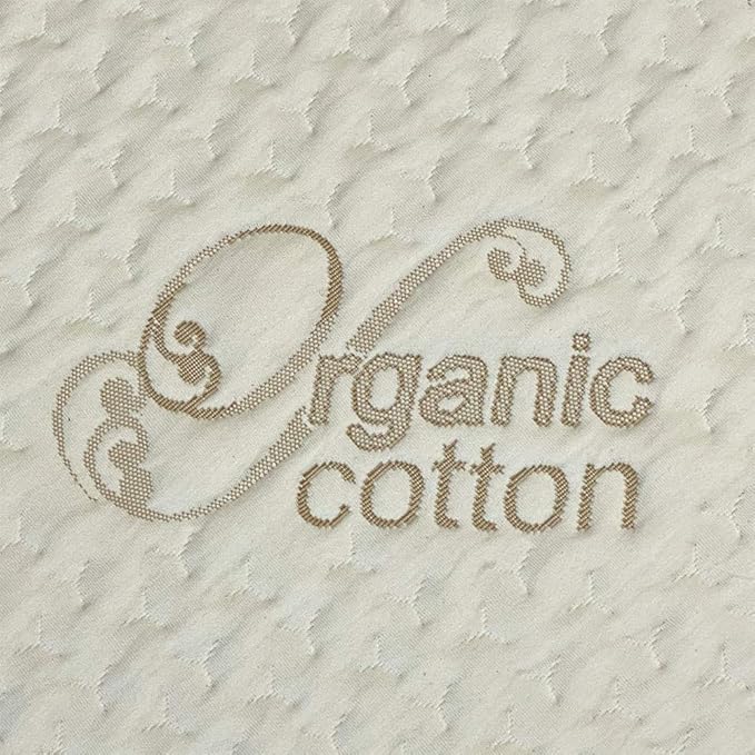 Foamma 3" x 48" x 75" Mattress for RV with Water Resistant Organic Cotton Cover, Firm High Density Foam, USA Made, CertiPUR-US Certified Foam