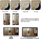 Chyhomenyc Taupe Sheer Curtains 78 Inches Long 2 Panels Set for Living Room, Light Filtering Voile Lightweight Bedroom Curtains, Rod Pocket Solid Window Treatment Drapes, Each 42W x 78L
