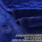 HOZY Soft Blanket Twin Size Fleece Warm Fuzzy Throw Blankets for The Bed Sofa Lightweight 350GSM Royal Blue 66"*90"