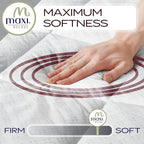 MAXI PortaCrib Size Mattress Pad - Luxurious Cotton Sateen Mattress Protector - Soft, Comfortable, and Breatheable Mattress Cover - Mattress Pad Protects Mattress from Dust, Dirt, Spills, and Stains