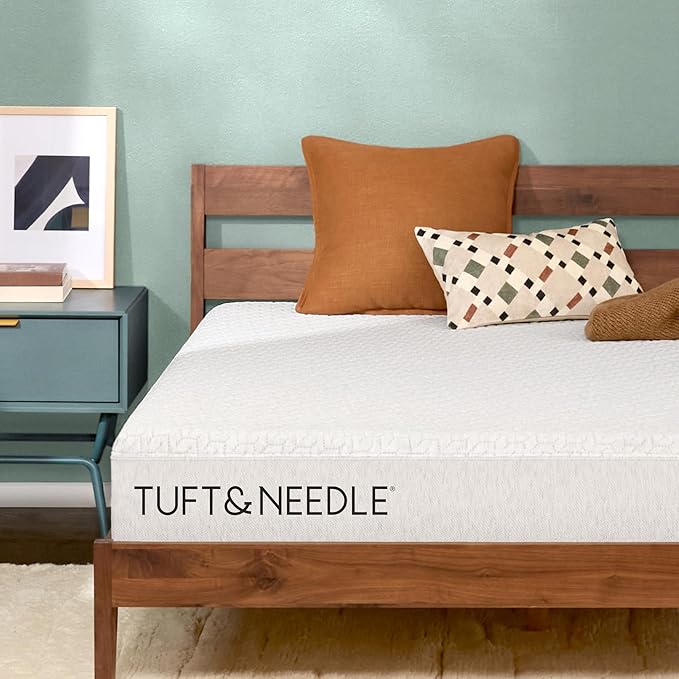 Tuft & Needle Original Medium King Size Adaptive Foam Mattress in a Box, Cooling Gel, Pressure Relief, Supportive, 100 Night Trial, Fiberglass Free, CertiPUR-US, 10-Year Limited Warranty