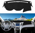 Dashboard Cover Mat Custom Fit for Hyundai Sonata 2011 2012 2013 2014 Dash Cover Nonslip Dash Mat Protector Sunshade No Glare Black
