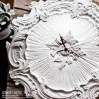 Ekena Millwork CM12BRFLS 12-1/2" x 3-7/8" x 3/4" Bradford Ceiling Medallion, Flash Gold