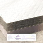 NapQueen Twin-XL Mattress, 10 Inch Victoria Hybrid Cooling Gel Infused Pocket Spring and Memory Foam Mattress, Twin-XL Size Mattress Bed in a Box, CertiPUR-US Certified, Fiberglass-Free Mattress