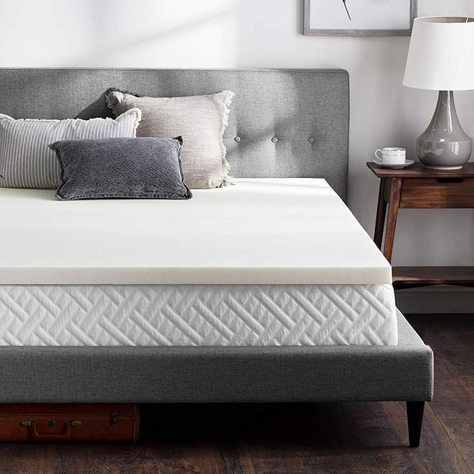 WEEKENDER Mattress Topper, Twin XL, 2 Inch, Ventilated Memory Foam - Ventilated Design - Relieves Pressure