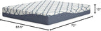 Signature Design by Ashley 12 Inch Chime Elite 2.0 Plush Green Tea Memory Foam Mattress for Cool Sleep and Pressure Relief, California King, Fiberglass Free, Mattress In A Box
