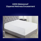 2-Pack Zippered Mattress Encasement Twin XL - Waterproof, All Six Sided, Fits Twin XL Size Mattress Cooling Cover - Premium Quality, Noiseless & Absorbent Cover
