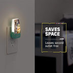 STAR WARS LED Night Light, Baby Yoda, Plug-in, Dusk to Dawn Sensor, The Mandalorian, Grogu, UL-Certified, Cute Nightlight for Kids, Bedroom, Bathroom, Hallway, Game Room, Gifts, 53364