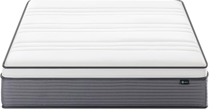 ZINUS 12 Inch True Support Hybrid Mattress [New Version], Full, Fiberglass Free, Medium Feel, Motion Isolation, Certified Safe Foams & Fabric, Mattress in A Box