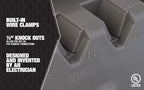 Southwire MSB1G One Gang Device Box with Depth Adjustable, Heavy Duty 42lb