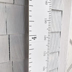 Headwaters Studio Wooden Ruler Growth Chart for Kids, Boys & Girls - Height Chart & Height Measurement for Wall - Kids Nursery Wall Decor & Room Hanging Wall Decor - White