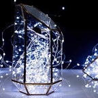 Fairy Lights Battery Operated String Lights - 12 Pack 7ft 20 LED Silver Wire Starry Light for Mason Jars DIY Picture Walls Shelves Arts Crafts Trees Branches Bedroom Wedding Party Decor(Pure White)
