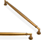 10 Pack Antique Brass Cabinet Pulls 10 Inch(254mm) Kitchen Cabinet Handles Solid Zinc Alloy Cabinet Hardware Drawer Pulls