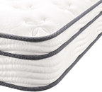 Modway Jenna 8” Innerspring and Memory Foam Narrow Twin Mattress With Individually Encased Coils White