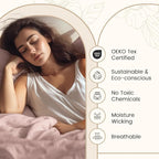 King Sheets Deep Pocket, 100% Egyptian Cotton Sheets For King Size Bed Dusty Rose, 800TC Luxury Soft & Breathable Naturally Cool Fully Elasticated Cotton Sheet Set, No Pill Fade Resistant- Sepia Rose