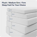 Avenco Queen Mattress, 8 Inch Memory Foam Queen Size Mattress in a Box for Comfort Sleep & Pressure Relief, CertiPUR-US Certified Medium Firm