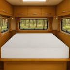 Foamma 6” x 34” x 75” Camper/RV Travel High-Density Foam Bunk Mattress Replacement, Made in USA, Comfortable, Travel Trailer, CertiPUR-US Certified, Cover Not Included