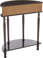 Frenchi Home Furnishing End Table/Side Table, Espresso Finish