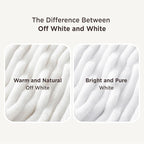 Bedsure GentleSoft White Throw Blanket for Couch - Cozy Soft Blankets for Women, Cute Small Fleece Throws for Girls, House Bedroom Decor Aesthetic Gift for Women, Off White, 50x70 Inches