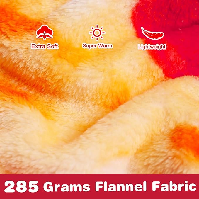 Jorbest Pizza Baby Blanket, 285 GSM Soft Flannel Pizza Swaddle Blanket Funny Gifts for Baby Shower Boys and Girls, Pepperoni Blanket for Toddler Newborn (Red, 36 inches)