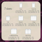 LuxClub 4 PC King Sheet Set, Breathable Luxury Bed Sheets, Deep Pockets Wrinkle Free Cooling Bed Sheets Machine Washable Hotel Bedding Silky Soft - Eggplant King