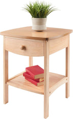 Winsome 82218 Wood Claire Accent Table, Natural 18 inches