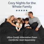 Split King Size 5 Piece Sheet Set - Comfy Breathable & Cooling Bed Sheets Set - Hotel Luxury Bedding for Women, Men, Kids, Teens, Boys & Girls - Deep Pockets, Soft and Wrinkle Free - Oeko-Tex - Black