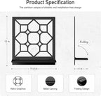 Classical Candle Wall Sconce, Black Bathroom Wall Decor, Farmhouse Wall Art for Living Room Bedroom Bathroom (2 Pack 11.8 x 13 in)