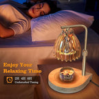 Christmas Gifts for Women Candle Warmer Lamp with Adjustable Height, Timer & Dimmer, Birthday Gifts for Women, Elegant Gift Box & Greeting Card, Candle Lamp with 2 Bulbs for Home Decor/Bedroom/Office
