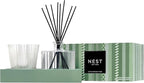 NEST New York Scented Classic Candle (8.1 oz) & Diffuser (5.9 fl oz) Set, Birchwood Pine - Reusable Glass Vessel - Vegan, Cruelty Free