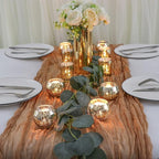 DEVI 24pcs Assorted Gold Votive Candle Holders, Mercury Glass Candle Holder, Diwali Decorations, Gold Wedding Centerpieces for Tables, Gold Bridal Shower PartyTable Decorations