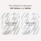 Bedsure GentleSoft King Size Blanket for Bed - Cozy Soft Blankets for Women, Cute Large Bedding Fleece Throws for Girls, Off White, 108x90 Inches