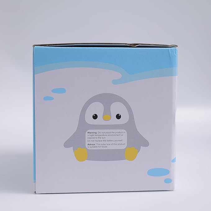 Penguin Gifts, Cute Penguin Night Light, Animal Silicone Nursery Lamp with Dimming and Timing Function, Cute Decor Lights