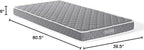 Modway Mila 6” Twin XL Mattress - Firm 6 Inch Twin XL Mattress - 10-Year Warranty White