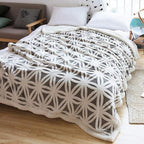 LOMAO Sherpa Fleece Blanket 71x80 Fuzzy Soft Throw Blanket Dual Sided Blanket for Couch Sofa Bed (Grey, 71''x 80'')