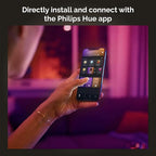 Philips Hue Go Smart Portable Dimmable Table Lamp, White - White and Color Ambiance LED Color-Changing Light - 1 Pack - Indoor and Outdoor Use - Control with Hue App or Voice Assistant