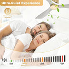 Sofucor 52 Inch Ceiling Fan No Light, Flush Mount Ceiling Fans with Remote, Solid Wood Indoor/Outdoor Ceiling Fans Without Lights, Reversiable DC Motor, Modern Ceiling Fan for Bedroom Farmhouse Patio