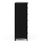 Storkcraft Kenton 5 Drawer Dresser (Black) – GREENGUARD Gold Certified, Dresser for Kids Bedroom, Includes Safety-Focused Interlocking Drawer System
