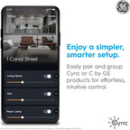 Cync GE A19 Direct Connect LED Light Bulb, Color Changing Smart Light, Matter Compatible, Compatible with Alexa and Google Home (2-Pack)