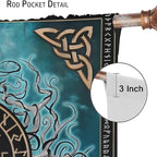 Viking Curtains Viking Totem Curtains Ancient Scandinavian Bedroom Living Room Decoration 2 Panel Groups W42 * L54 Inch