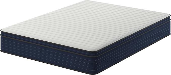 NapQueen King Size, 10 Inch New Victoria Hybrid Cooling Gel Infused Pocket Spring and Memory Foam Mattress, Bed in a Box, CertiPUR-US Certified