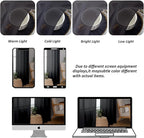 Chyhomenyc Sheer Black Valances for Windows 2 Pack, Small Window Curtains for Living Room Bathroom Cafe Laundry Basement, Modern Top Dual Rod Pocket Voile Curtain, 42W x 18L inches, Black