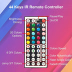 DAYBETTER Led Strip Lights 32.8ft Kit with Remote and Power Supply Color Changing