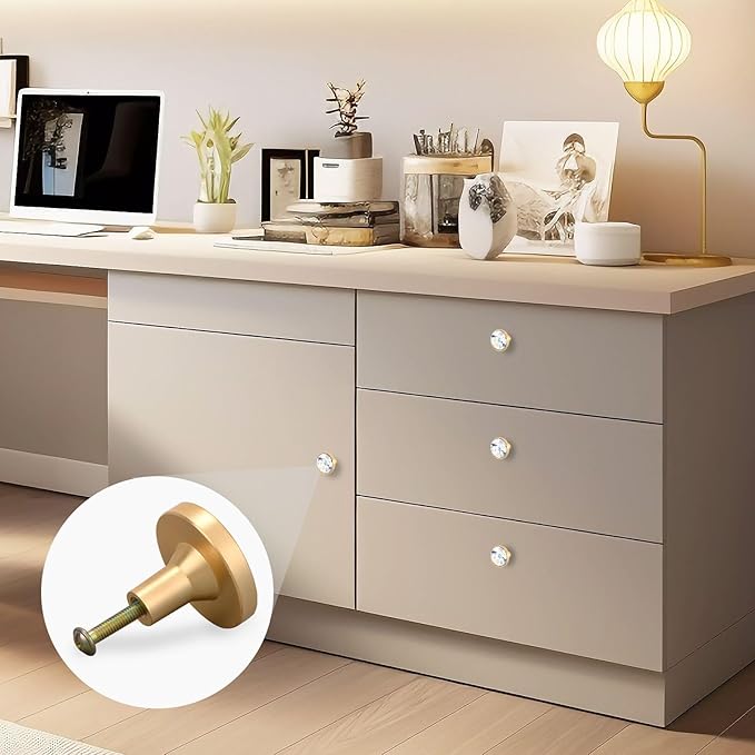 4-Pack Zinc Alloy Furniture Knobs Pulls for Dresser Drawers, Cute Dinosaur Cupboard Door Handle 1.26" Diameter for Decorative Walls