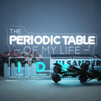 The Periodic Table of My Life Neon Sign, Dimmable Science-Themed Neon Light for Bedroom, Dorm, Geek Gifts