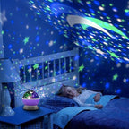 Star Projector Night Lights for Kids, Birthday Gifts for 1-4-6-14 Year Old Girl and Boy, Projection Lamp for Kids Bedroom, Glow in The Dark Stars and Moon for Child Asleep Peacefully- Purple